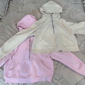 **2 LIKE NEW LULULEMON SCUBA SWEATSHIRTS**